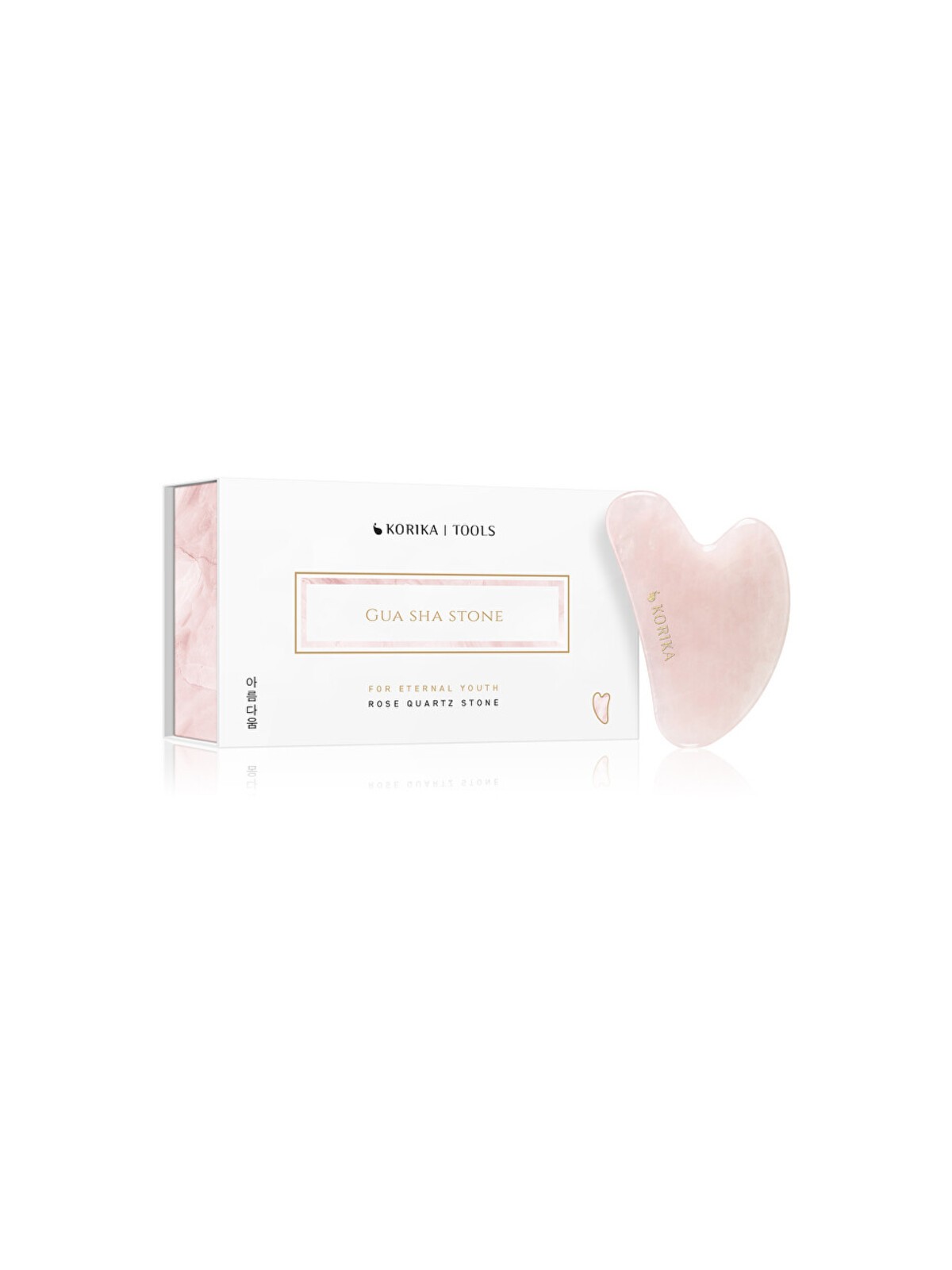 KORIKA Gua Sha Stone (rosa) - Una varietà carnosa di donna