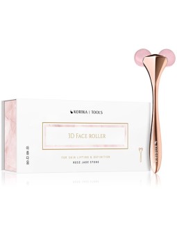 KORIKA Rullo Viso 3D - Rullo massaggiante 3D per il viso della donna