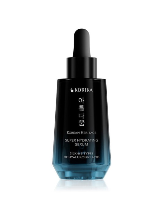 KORIKA Korean Heritage Super Hydrating Serum - Siero idratante intensivo con 8 tipi di acido ialuronico 30ml donna