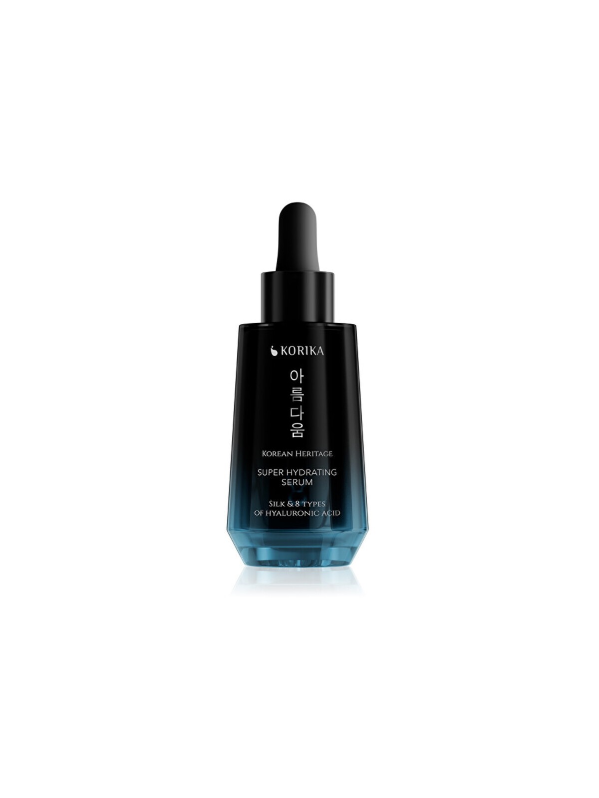 KORIKA Korean Heritage Super Hydrating Serum - Siero idratante intensivo con 8 tipi di acido ialuronico 30ml donna