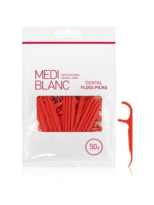 MEDIBLANC Filo interdentale con filo 50 pezzi donna