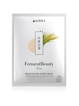 KORIKA FermentBeauty Rice Brightening Sheet Mask - Maschera in tessuto illuminante 20.0g donna