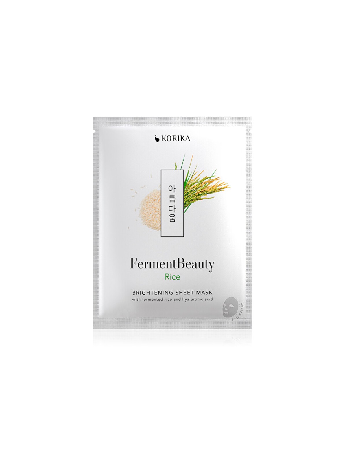 KORIKA FermentBeauty Rice Brightening Sheet Mask - Maschera in tessuto illuminante 20.0g donna
