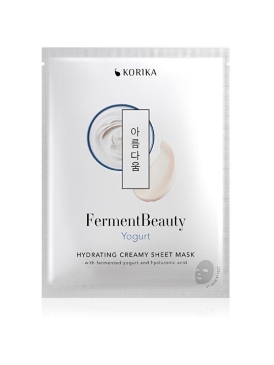 KORIKA FermentBeauty Yogurt Hydrating Creamy Sheet Mask - Maschera in tessuto idratante 23,0 g donna