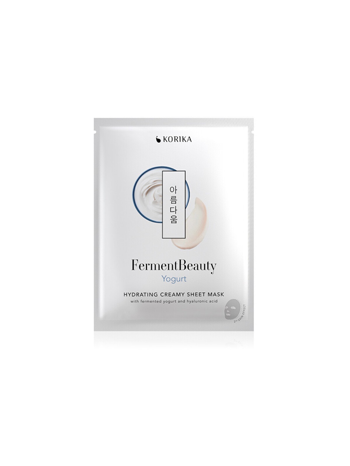 KORIKA FermentBeauty Yogurt Hydrating Creamy Sheet Mask - Maschera in tessuto idratante 23,0 g donna