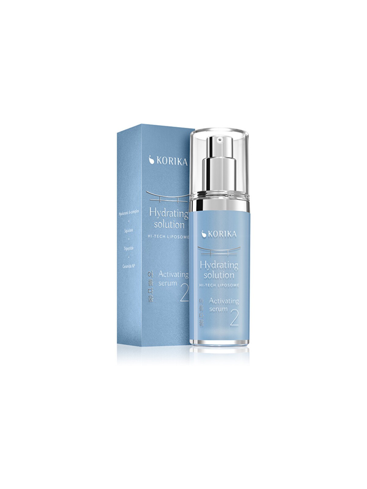 KORIKA Soluzione Idratante Siero Attivatore di Liposomi Hi-Tech - Siero Lenitivo 30ml donna