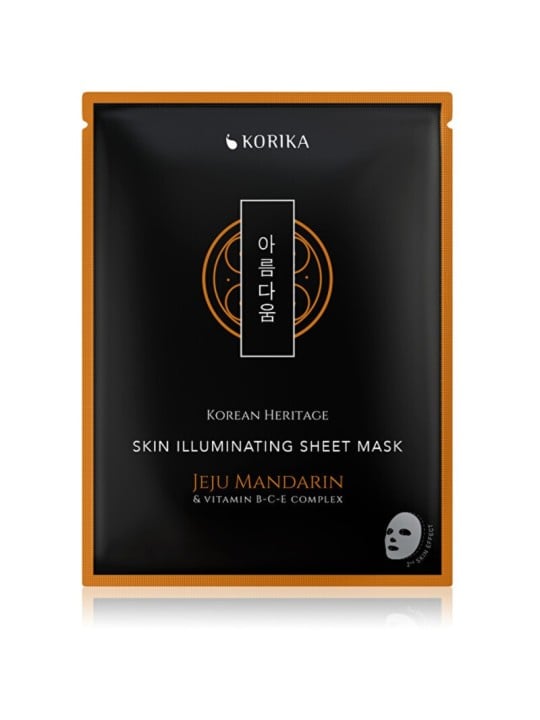 KORIKA Korean Heritage Skin Illuminating Sheet Mask - Maschera illuminante in tessuto 25.0g donna
