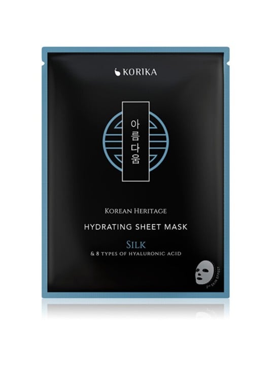 KORIKA Korea Heritage Hydrating Sheet Mask - Maschera in tessuto idratante con 8 tipi di acido ialuronico 25.0g donna