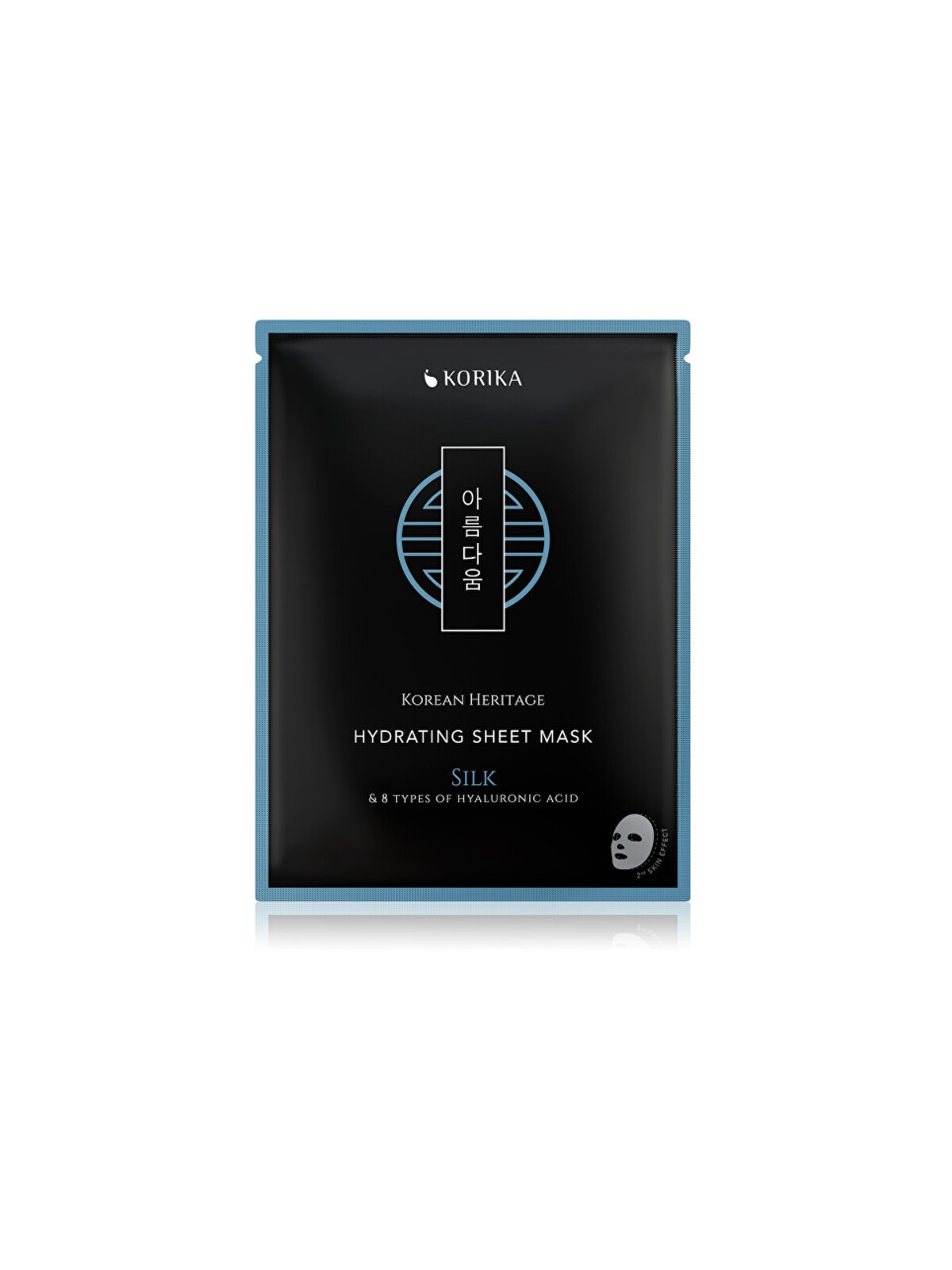 KORIKA Korea Heritage Hydrating Sheet Mask - Maschera in tessuto idratante con 8 tipi di acido ialuronico 25.0g donna