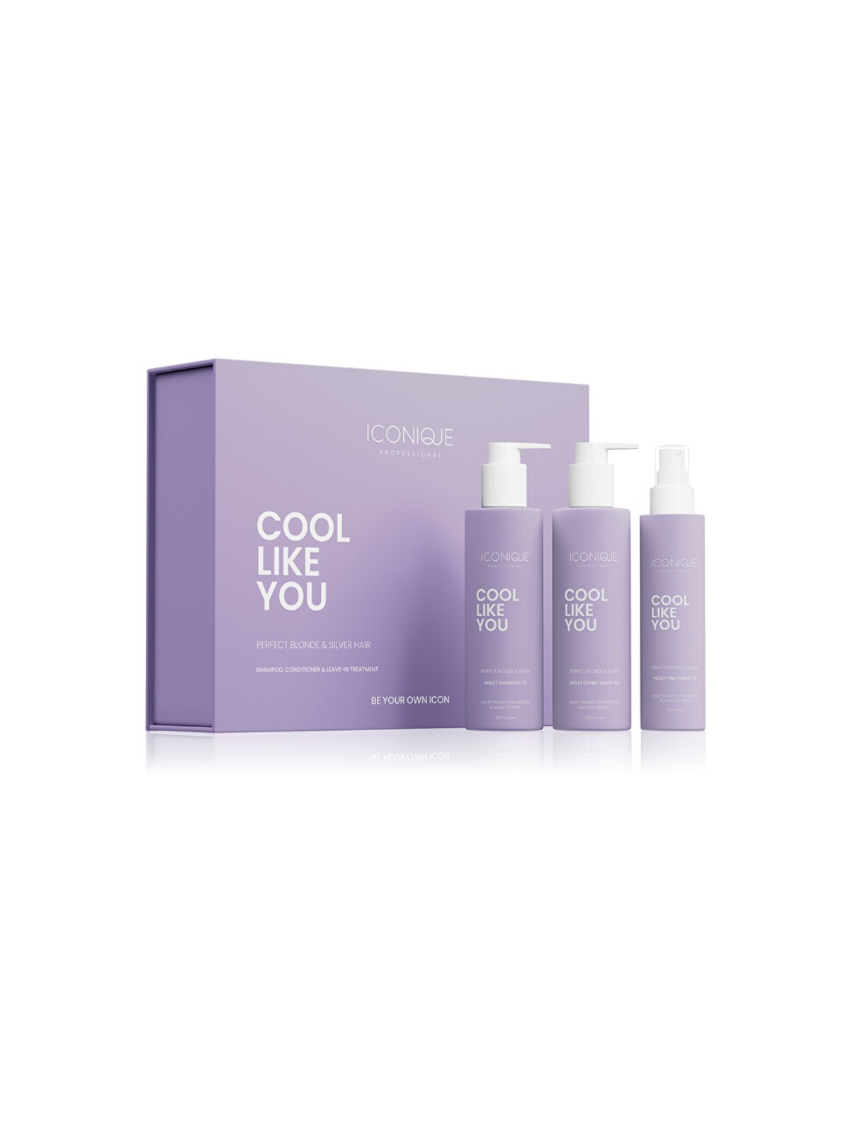 Set regalo ICONIQUE Professional Cool Like You - Set regalo per donne bionde cool e vivaci