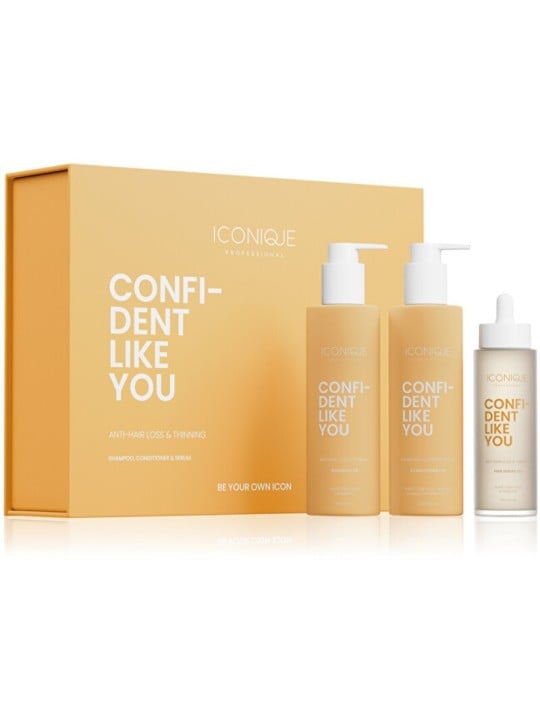 ICONIQUE Professional Confident Like You Set - Set regalo contro la caduta dei capelli? Donna