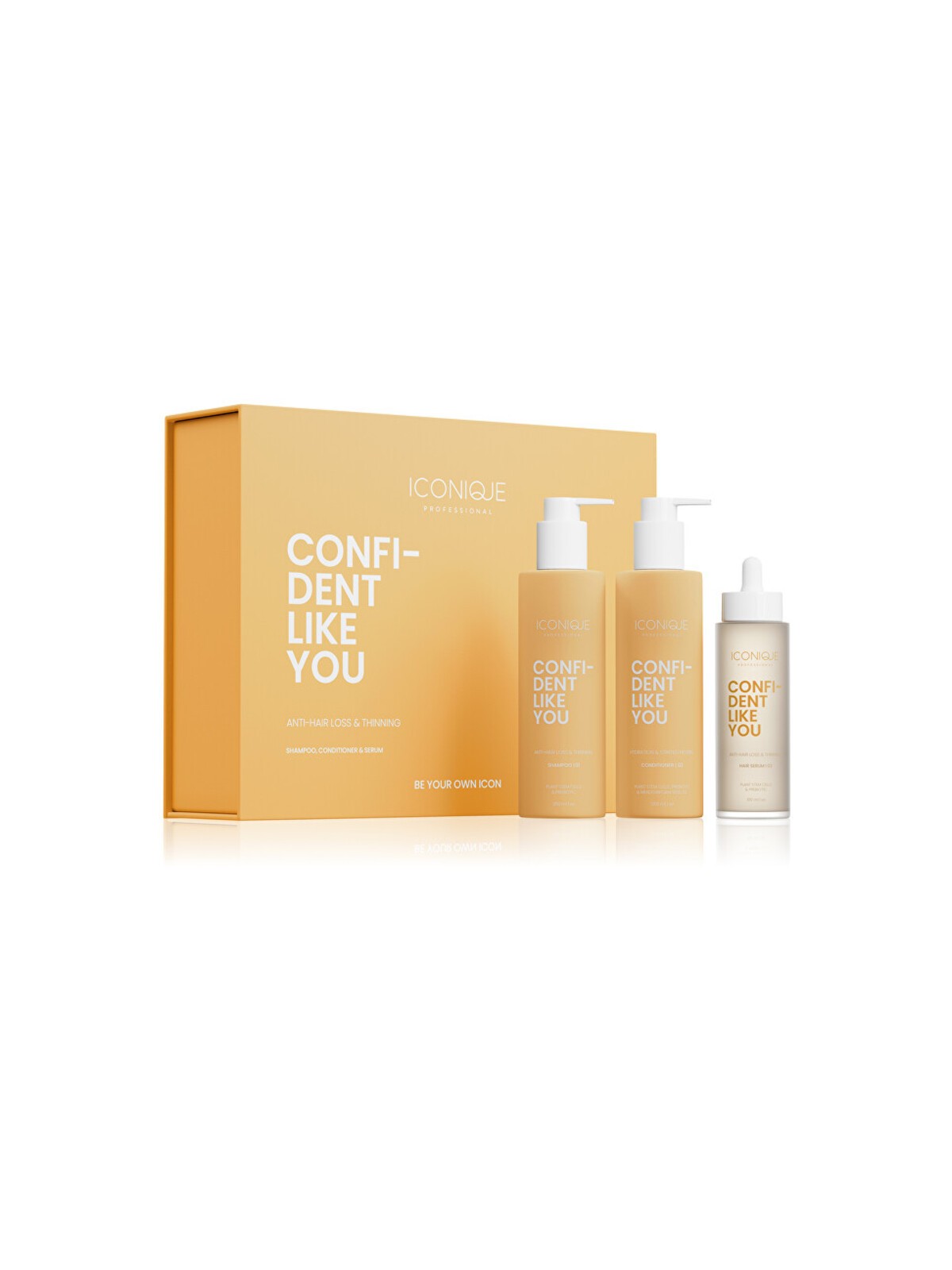 ICONIQUE Professional Confident Like You Set - Set regalo contro la caduta dei capelli? Donna