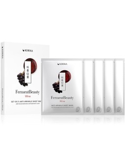 Set di maschere al vino KORIKA FermentBeauty - Set di maschere antietà al vino 20.0g donna
