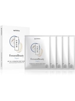 Set di maschere in tessuto idratanti KORIKA FermentBeauty Yogurt Mask Set 23.0g donna