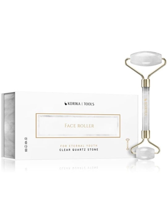 Rullo per il viso KORIKA (bianco) - Rullo per il viso in pura pietra di Donna