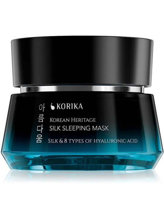 KORIKA Maschera da notte in seta di tradizione coreana - Maschera idratante per gli occhi con proteine di canapa 50 ml donna