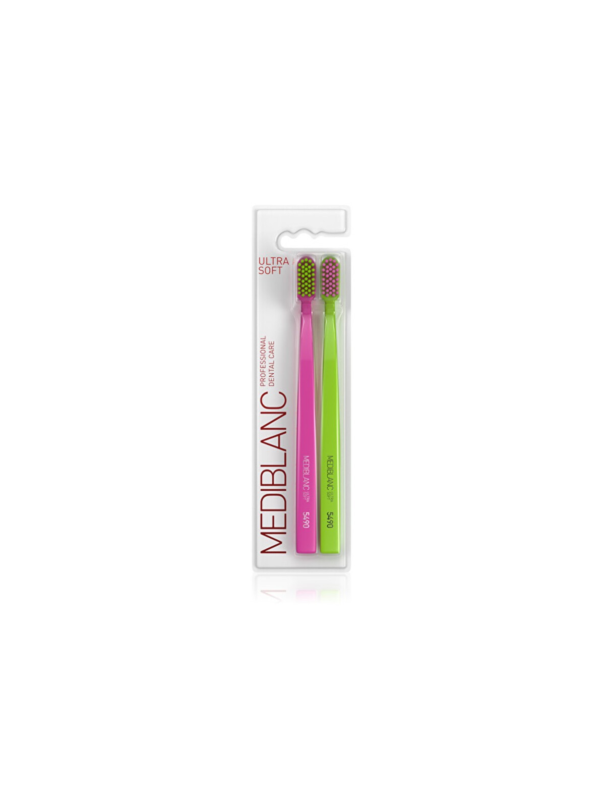 MEDIBLANC Spazzolino Ultra Morbido Rosso/Verde - 2 pezzi donna