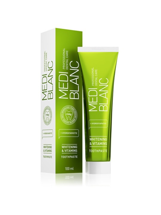 MEDIBLANC Dentifricio Sbiancante e Vitamine - Dentifricio B?lic con vitamine 100ml donna