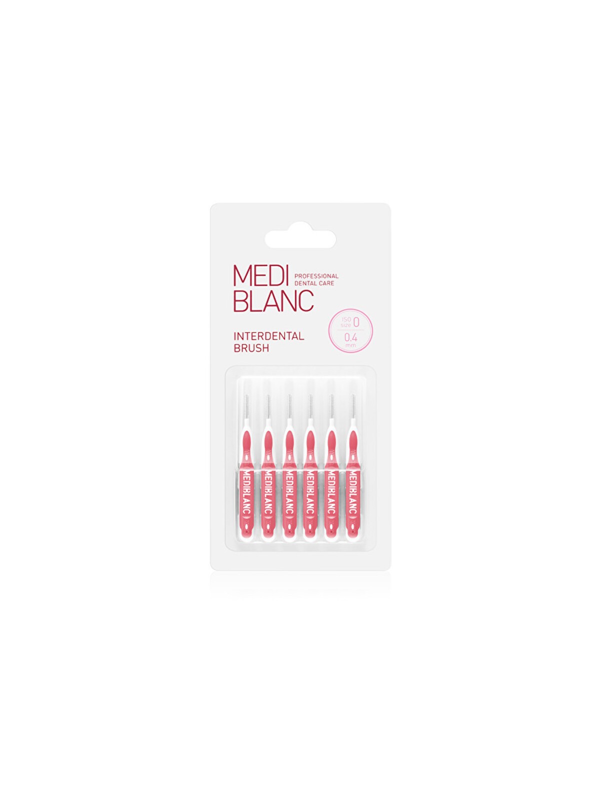 MEDIBLANC Spazzolino interdentale forma I 0,4 mm (rosa) 6 pezzi donna