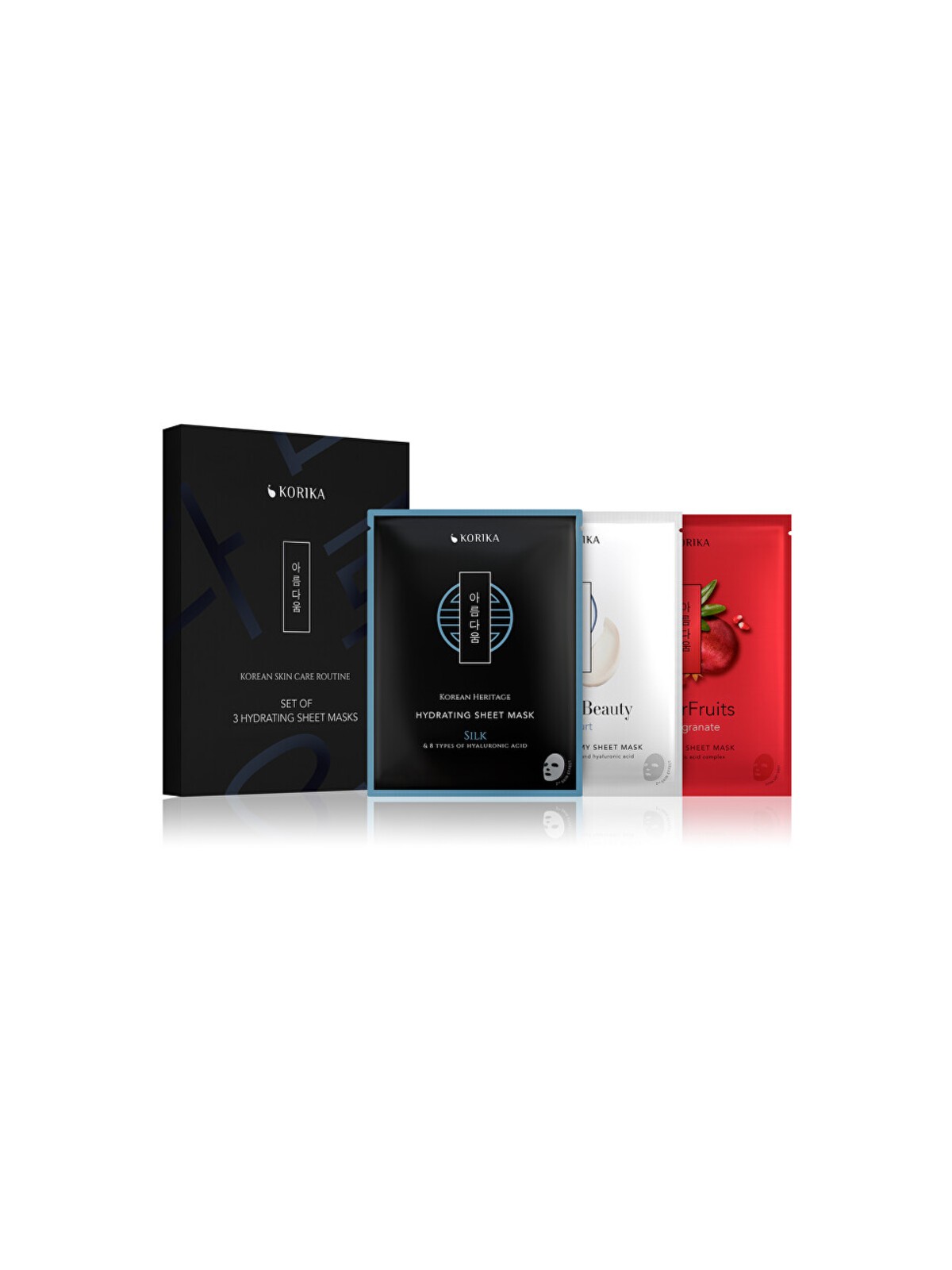 Kit di maschere viso idratanti KORIKA - Set di maschere viso idratanti donna