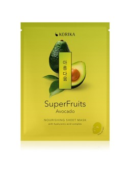 KORIKA Superfruits Avocado Nourishing Sheet Mask - Maschera nutriente in tessuto 25,0 g donna