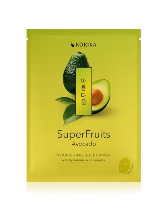 KORIKA Superfruits Avocado Nourishing Sheet Mask - Maschera nutriente in tessuto 25,0 g donna