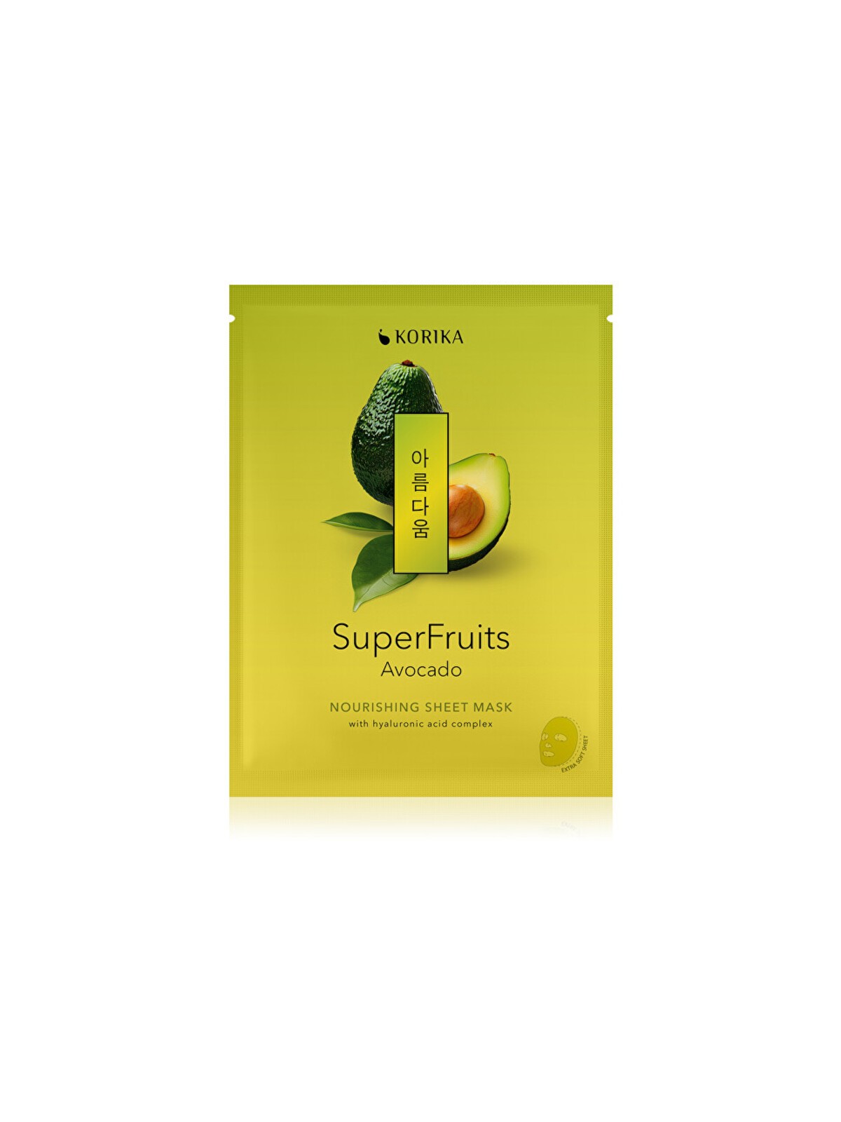 KORIKA Superfruits Avocado Nourishing Sheet Mask - Maschera nutriente in tessuto 25,0 g donna