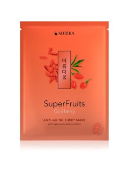 KORIKA Superfruits Goji Anti-Aging Sheet Mask - Maschera in tessuto antietà 25.0g donna