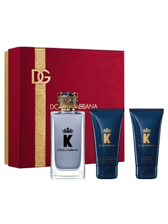 Dolce Gabbana K by Dolce Gabbana Gift set eau de toilette 100ml, After Shave Balsam 50ml e shower gel 50ml uomo