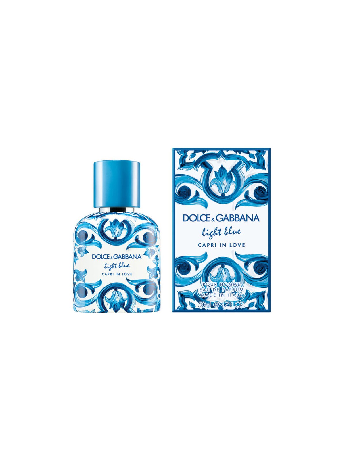Dolce Gabbana Light Blue pour Homme Capri in Love eau de parfum 100ml uomo Dolce Gabbana www.essenzetotalstyle.com 
