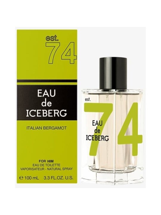 Iceberg Eau de Iceberg 74 Eau de toilette al bergamotto italiano 100 ml uomo