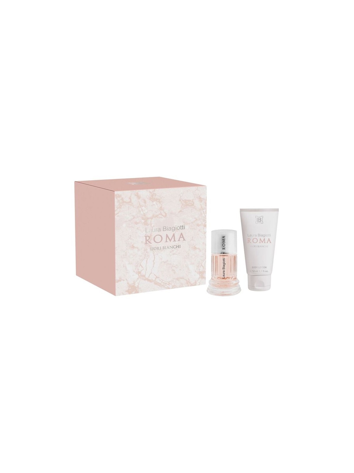 Laura Biagiotti Roma Fiori Bianchi Set regalo eau de toilette 25ml e lozione corpo 50ml donna