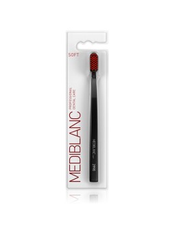 MEDIBLANC Spazzolino da denti morbido nero - 1 pz donna