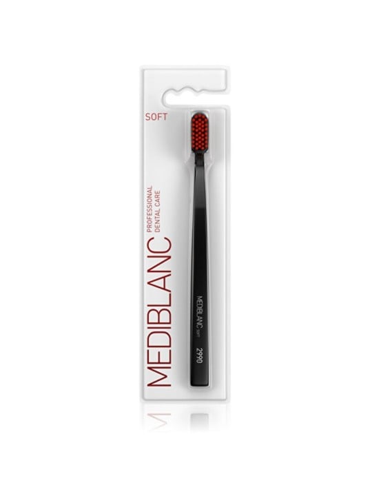MEDIBLANC Spazzolino da denti morbido nero - 1 pz donna
