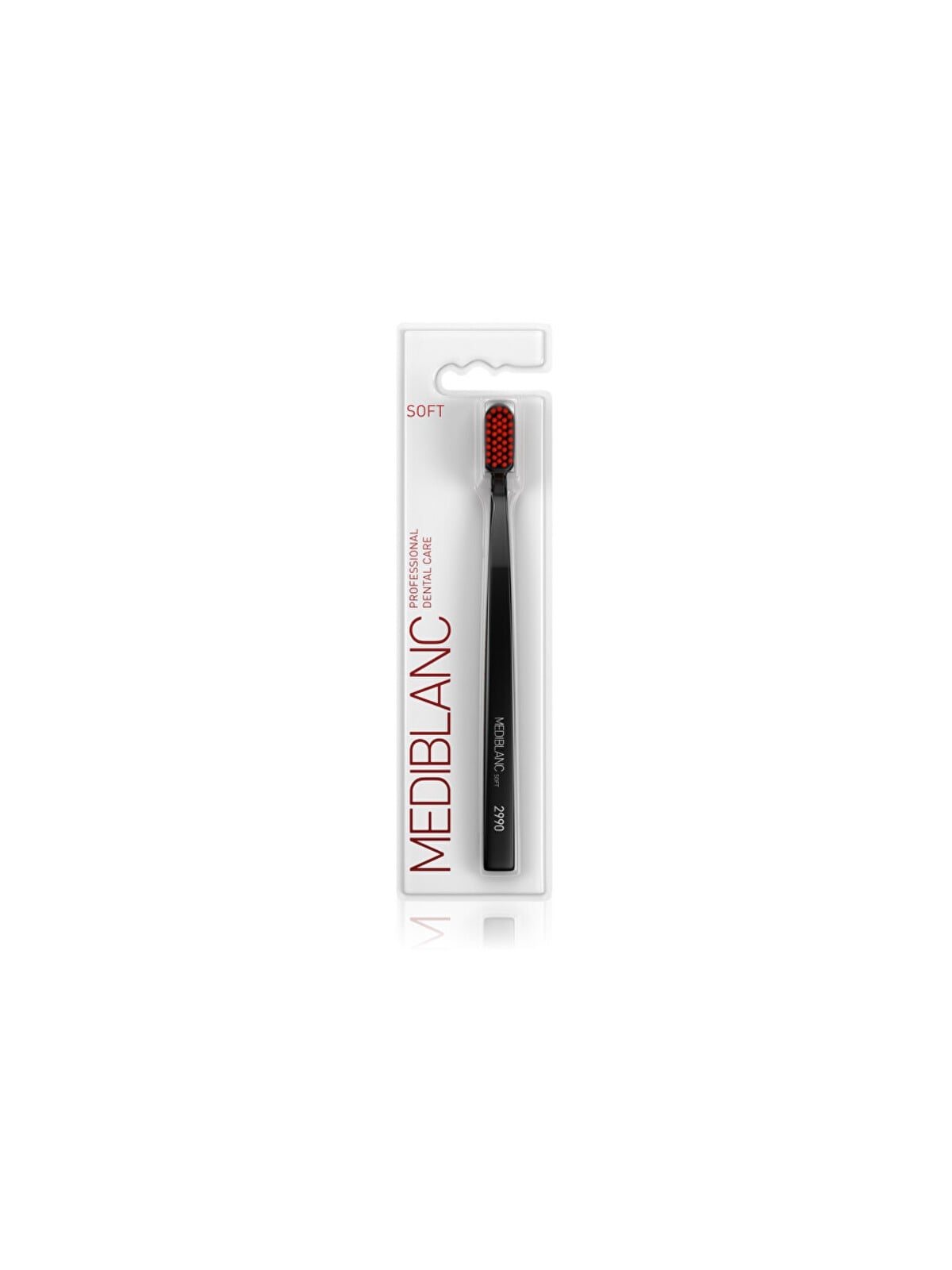 MEDIBLANC Spazzolino da denti morbido nero - 1 pz donna