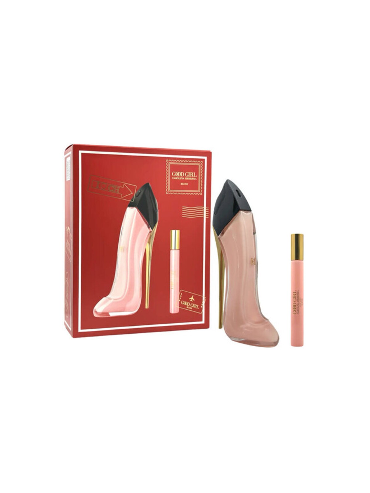 Carolina Herrera Good Girl Blush Set regalo eau de parfum 80ml e miniatura eau de parfum 10ml donna
