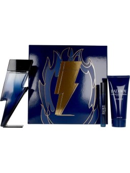 Carolina Herrera Bad Boy Cobalt Electrique Set regalo eau de parfum 100ml, gel doccia 100ml e miniature eau de parfum 10ml uomo