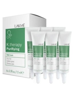Lakmé K.Therapy Purifying Matt Mask - shampoo peeling per capelli grassi 90ml donna