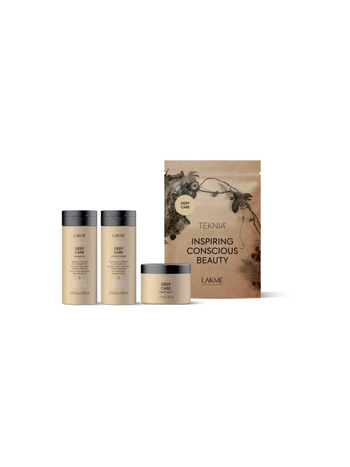 Lakmé Teknia Deep Care Travel Pack - Set per capelli secchi e danneggiati 0ml donna