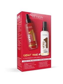 Set per il trattamento dei capelli Revlon Professional Kit UniqOne - Set regalo per donna