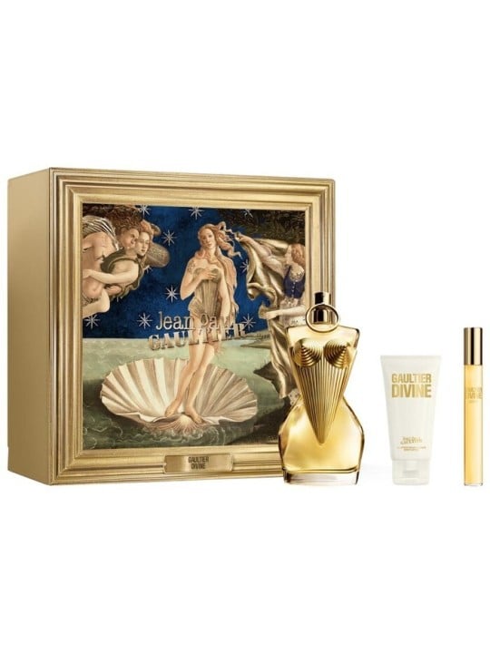 Jean Paul Gaultier Gaultier Divine Gift Set eau de parfum 100ml, eau de parfum miniature 10ml e lozione corpo 75ml donna