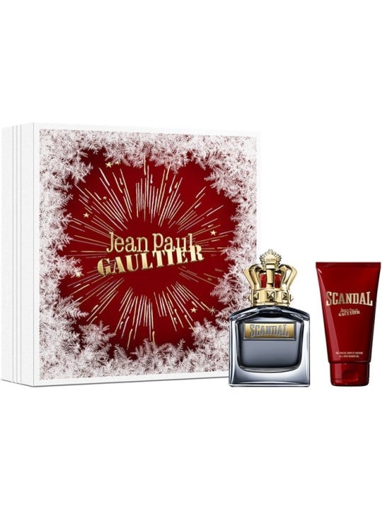 Jean Paul Gaultier Scandal Pour Homme Set regalo eau de toilette 100ml e gel doccia 75ml uomo