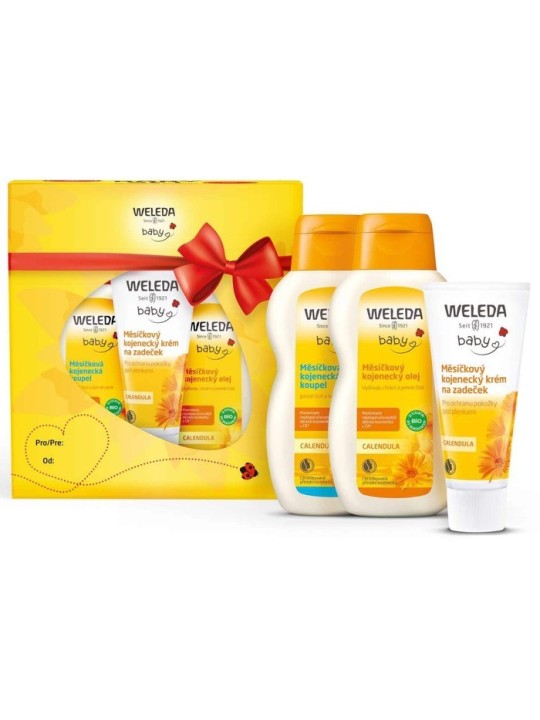 Set per neonati unisex Weleda Calendula