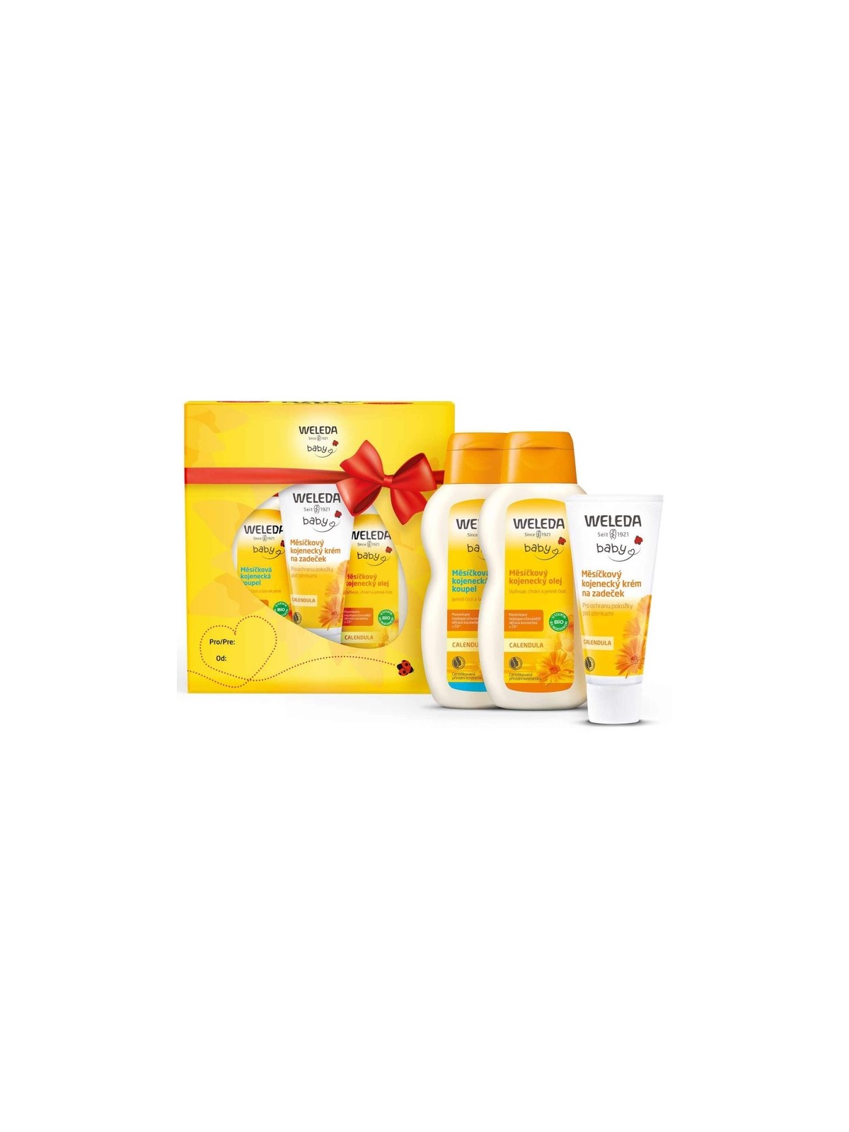 Set per neonati unisex Weleda Calendula
