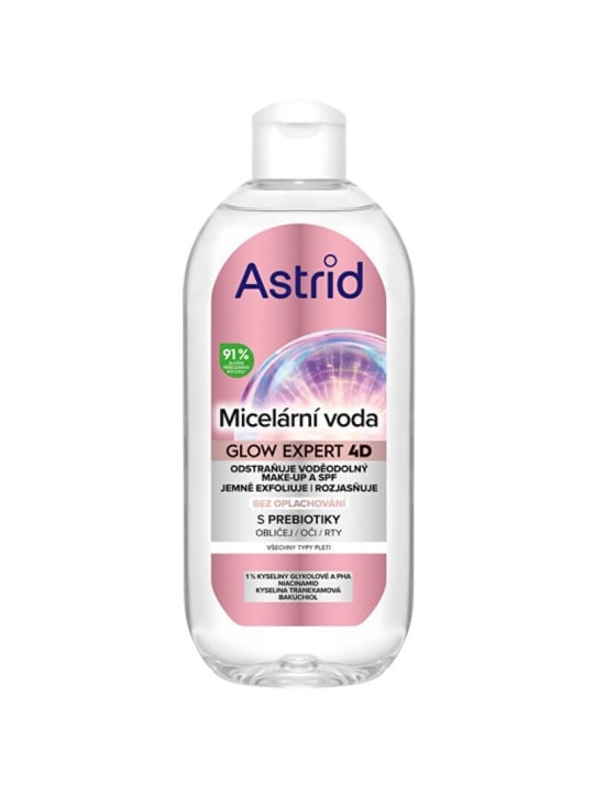 Astrid Glow Expert Micellar Water - Acqua micellare illuminante per la pelle 400ml donna