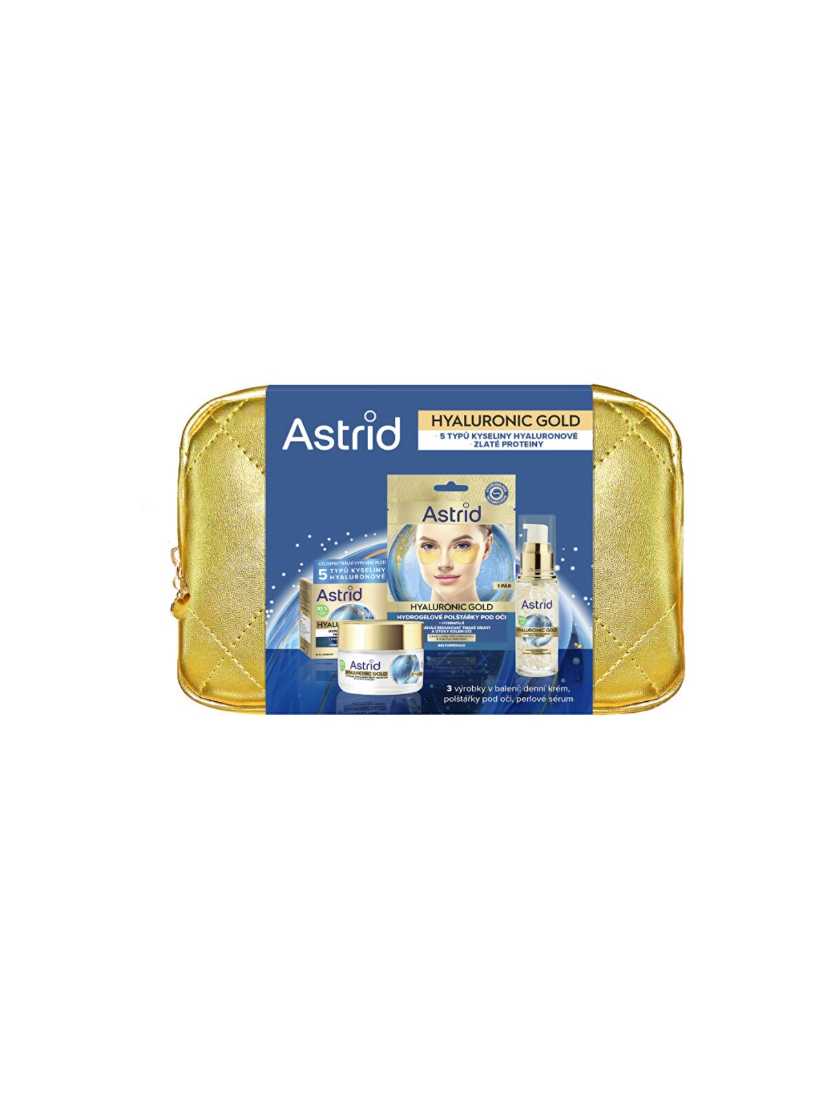 Set regalo Astrid Hyaluronic Gold - Cofanetto regalo donna