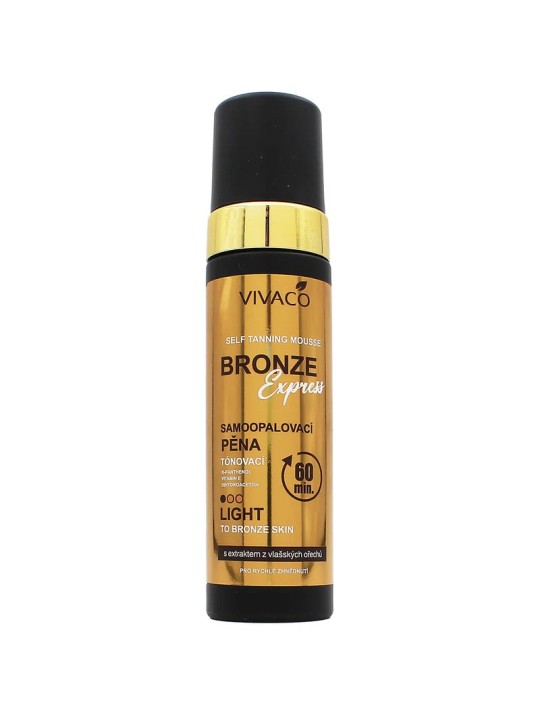Vivaco Bronze Express Light - Schiuma autoabbronzante 200ml unisex