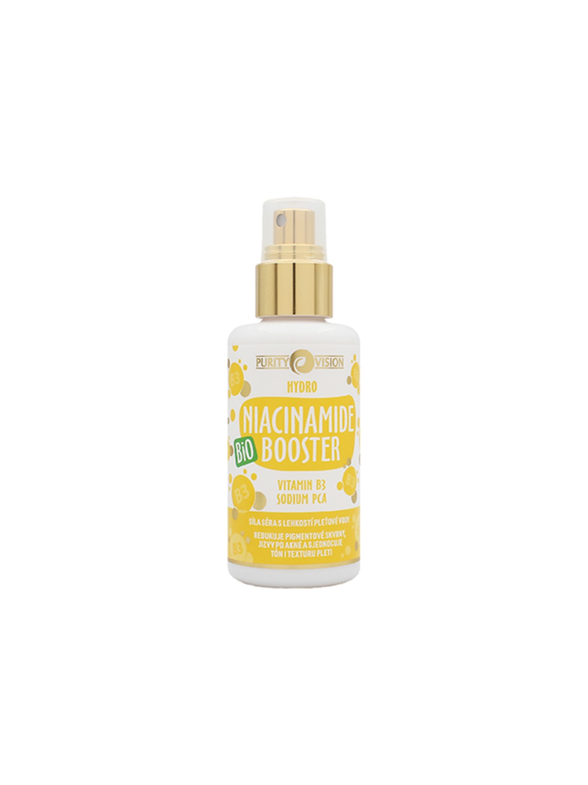 Purity Vision Bio Hydro Niacinamide Booster - Acqua viso per la regolazione del sebo 100ml unisex
