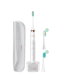 Concept Perfect Smile bianco ZK7010 - Spazzolino sonico con custodia da viaggio donna