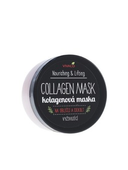 Vivaco Collagen Mask Nourishing & Lifting - Maschera al collagene per viso e décolleté 100ml donna